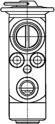 MAHLE Expansionsventil, Klimaanlage (AVE 57 000P) 4057635050876 AVE 57 000P
