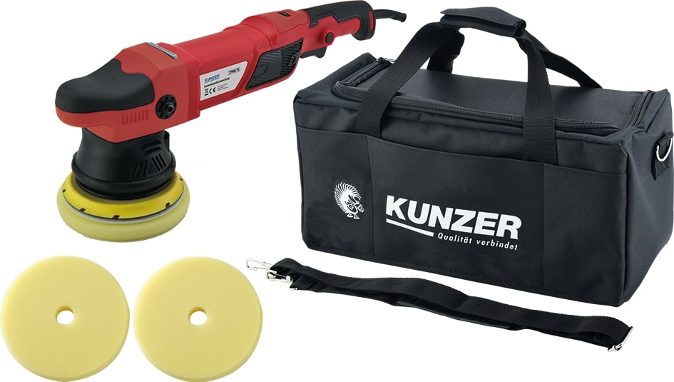 Exzenterpoliermaschine mit Klettteller Exzenterpoliermaschine mit Klettteller