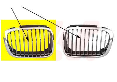VAN WEZEL Kühlergitter (0646516) Thumbnail