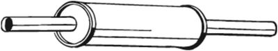 BOSAL Mittelschalldämpfer (233-373)