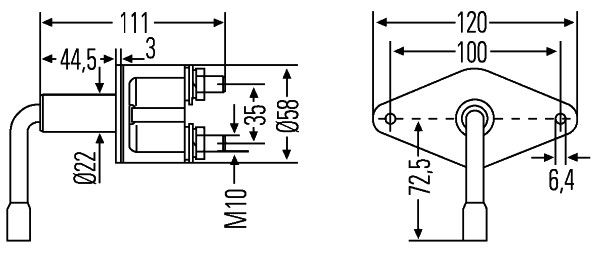 HELLA Hauptschalter, Batterie (6EK 001 559-011)