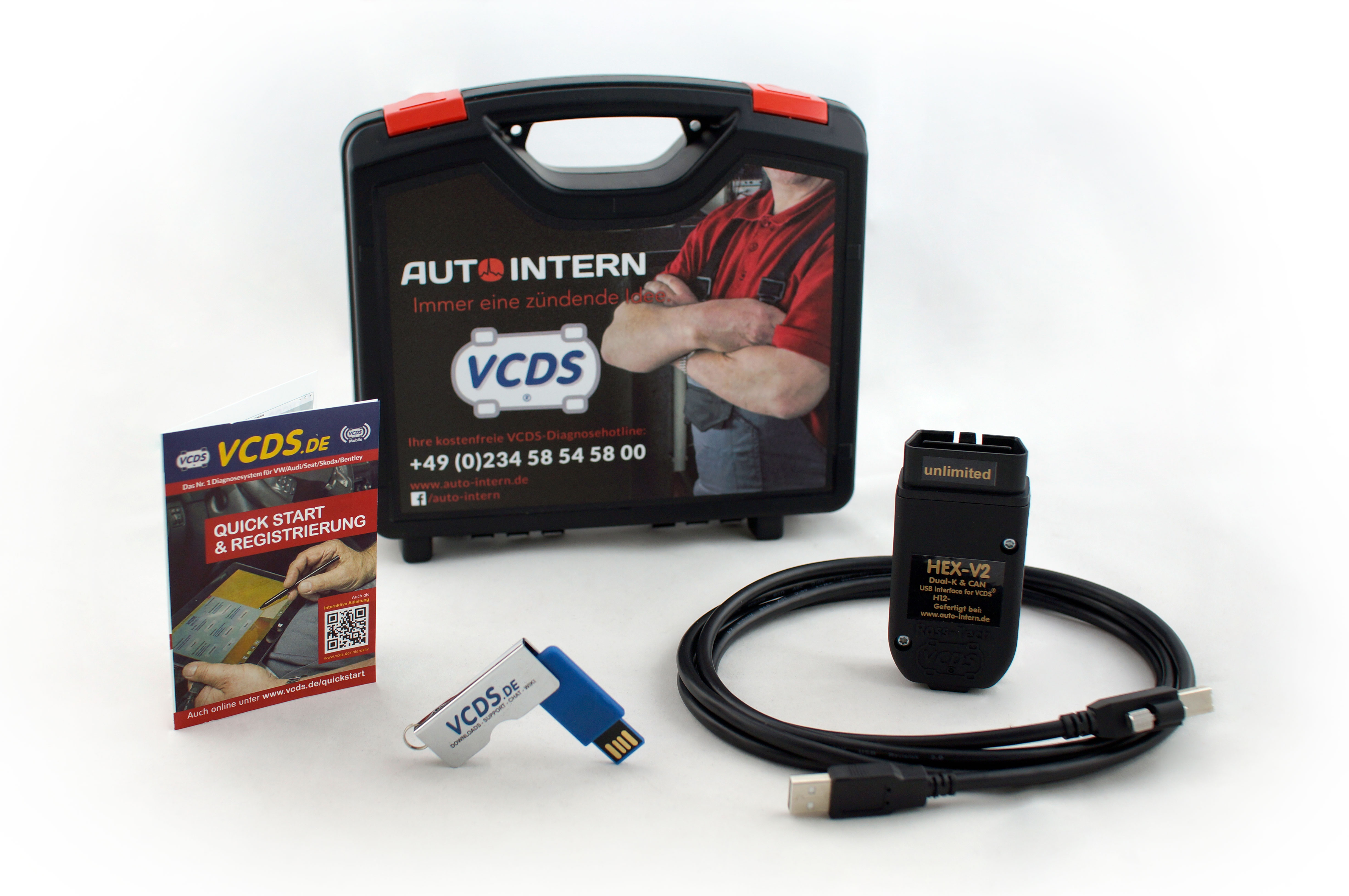 HEX-V2 3 FIN Basiskoffer inkl. VCDS - Lizenz HEX-V2 3 FIN Basiskoffer inkl. VCDS - Lizenz