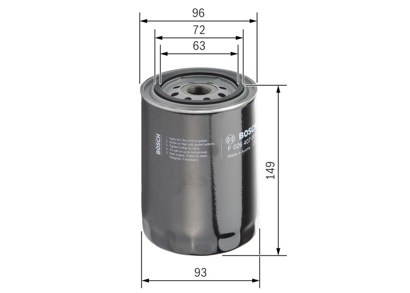 BOSCH Ölfilter (F 026 407 004) BOSCH Ölfilter (F 026 407 004)
