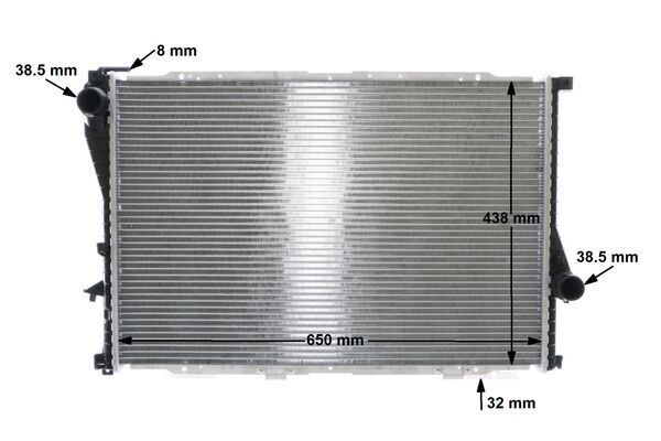 MAHLE Kühler, Motorkühlung (CR 296 000S)