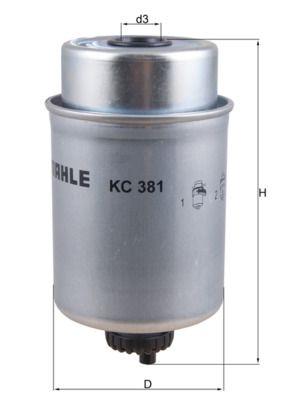 KNECHT Kraftstofffilter (KC 381)