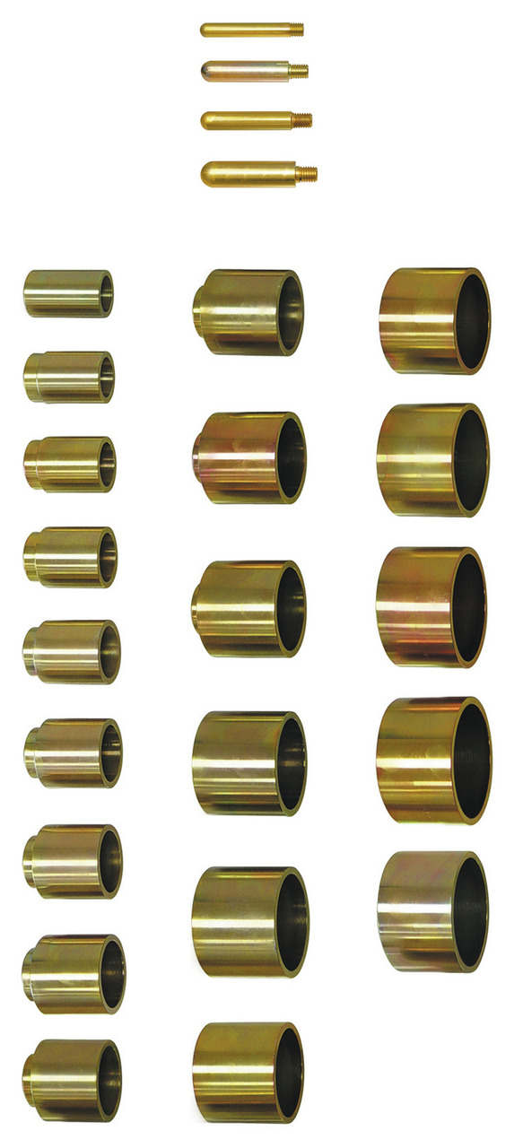 Druck-/Stützhülsen-Satz, kurz, Ø 30-90 mm (KL-0039-1601) Druck-/Stützhülsen-Satz, kurz, Ø 30-90 mm (KL-0039-1601)
