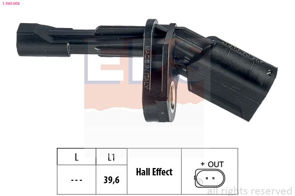 EPS Sensor, Raddrehzahl (1.960.008)