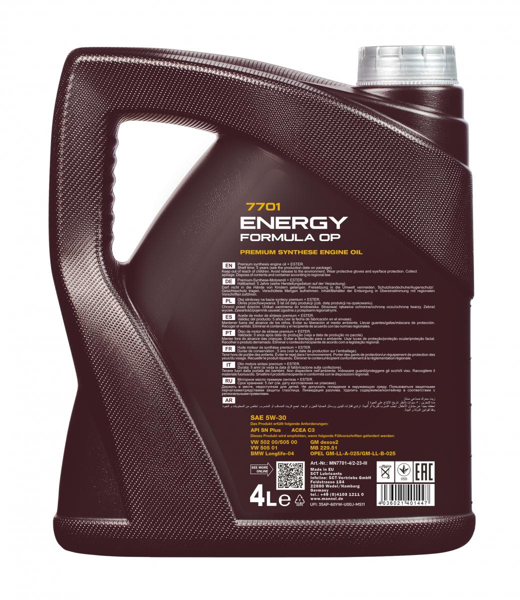 MN7701 Energy Formula OP 5W-30