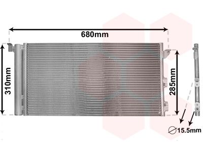 VAN WEZEL Kondensator, Klimaanlage (17005293)