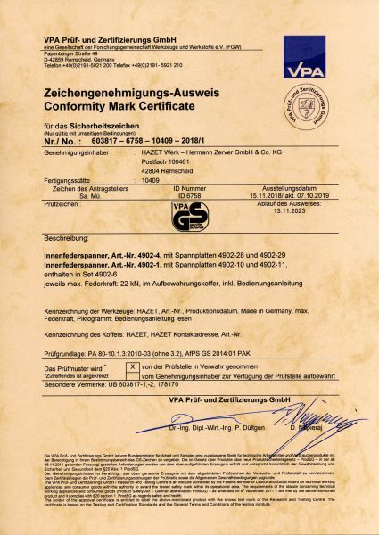 HAZET Federspanner, Fahrwerksfeder (4902/4)
