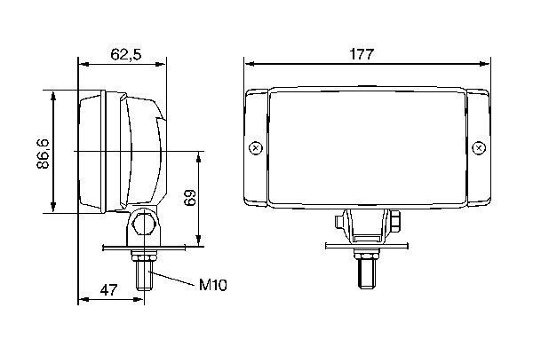 BOSCH Fernscheinwerfer (0 306 407 001)