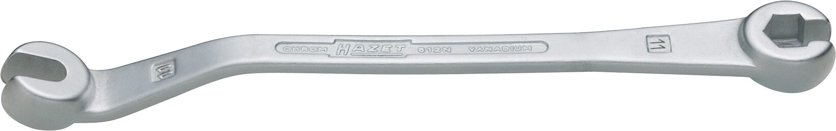 HAZET Bremsleitungs-Schlüssel ∙ offen 612N-11 ∙ Außen-Sechskant Profil ∙ 11 mm