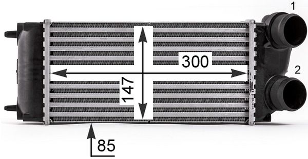 MAHLE Ladeluftkühler (CI 16 000P) MAHLE Ladeluftkühler (CI 16 000P)