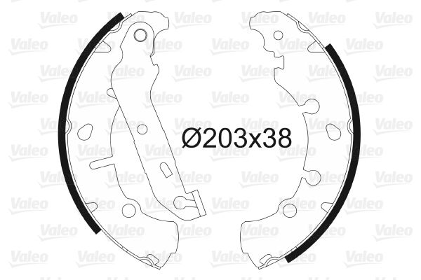 VALEO Bremsbackensatz (562772)