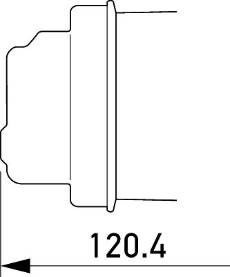 HELLA Kappe, Fernscheinwerfer (9GH 145 943-001)