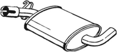 BOSAL Mittelschalldämpfer (233-407)