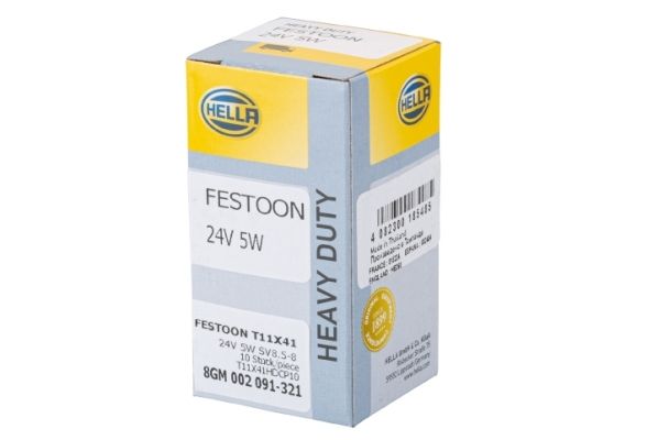 HELLA Glühlampe, Innenraumleuchte (8GM 002 091-321)