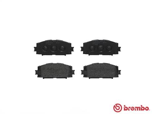 BREMBO Bremsbelagsatz, Scheibenbremse (P 83 086)