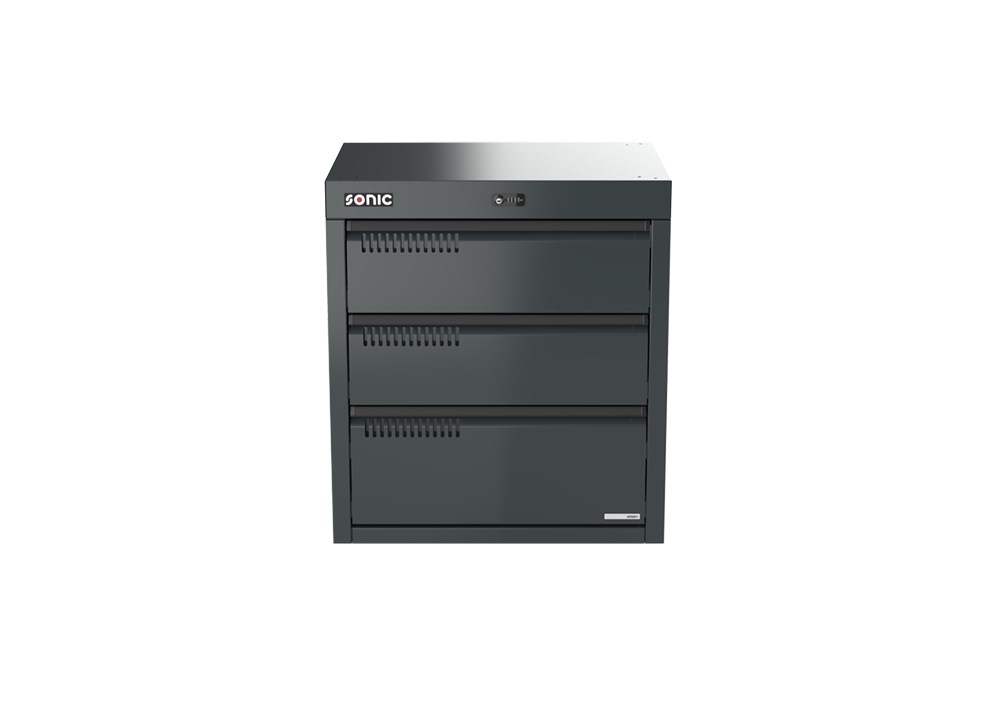 MSS+ 890mm Schubladenschrank, 3 Schubladen MSS+ 890mm Schubladenschrank, 3 Schubladen