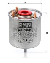 MANN-FILTER Kraftstofffilter (WK 9034 z) Thumbnail