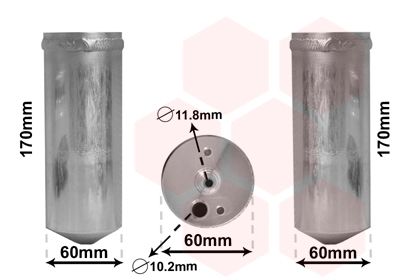 VAN WEZEL Trockner, Klimaanlage (0700D073)