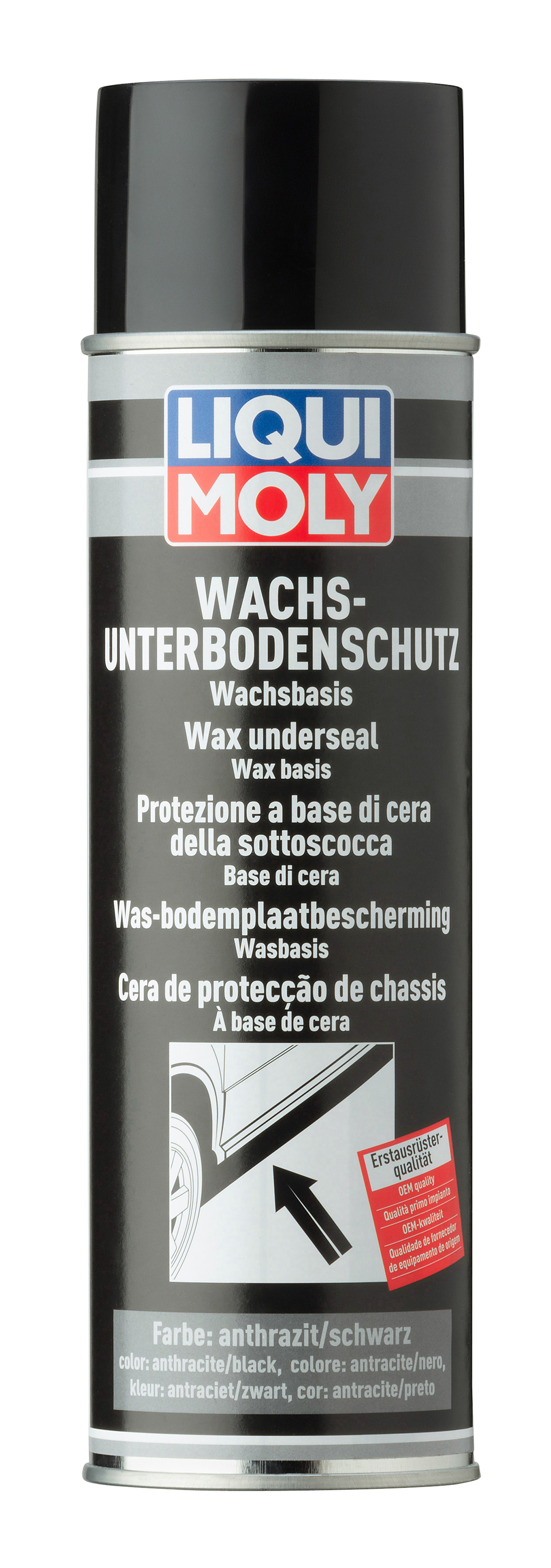 LIQUI MOLY Wachsunterbodenschutz anthrazit/schwarz, 500 ml (6100)