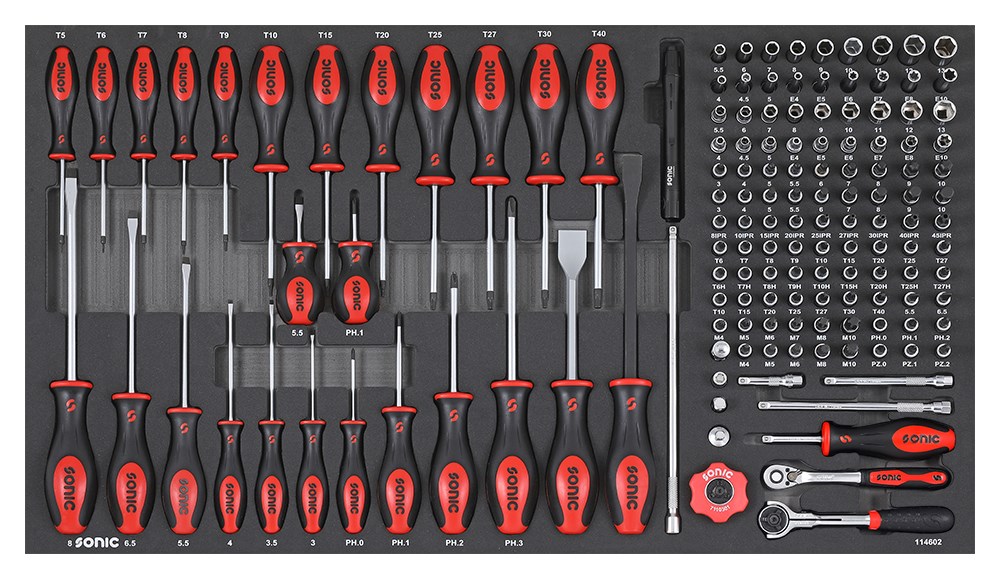 SFS Schraubendreher- und 1/4'' Satz, 146-tlg. 4714123798268 114602