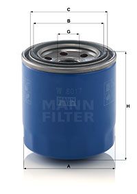 MANN-FILTER Ölfilter (W 8017)