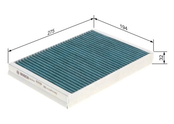 BOSCH Filter, Innenraumluft (0 986 628 561) BOSCH Filter, Innenraumluft (0 986 628 561)