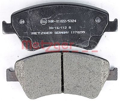 METZGER Bremsbelagsatz, Scheibenbremse (1170299)