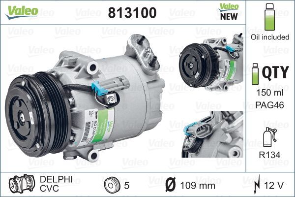 VALEO Kompressor, Klimaanlage (813100) VALEO Kompressor, Klimaanlage (813100)