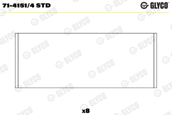 GLYCO Pleuellager (71-4151/4 STD)