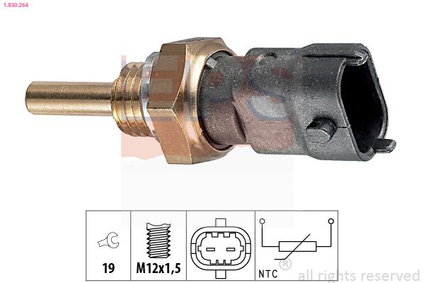 EPS Sensor, Kühlmitteltemperatur (1.830.264) Thumbnail