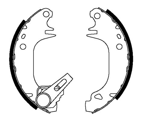 HELLA Bremsbackensatz (8DB 355 038-091)