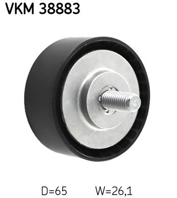 SKF Umlenk-/Führungsrolle, Keilrippenriemen (VKM 38883)