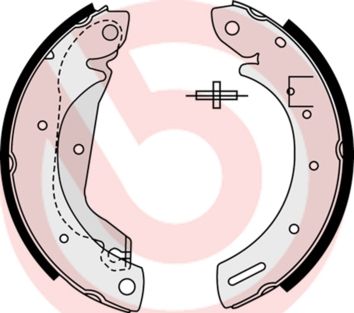 BREMBO Bremsbackensatz (S 23 577)