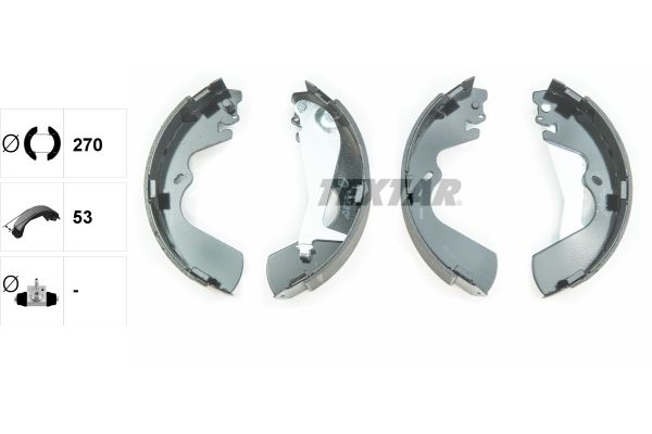 TEXTAR Bremsbackensatz (91055300)