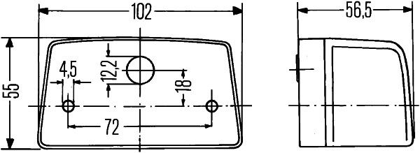 HELLA Kennzeichenleuchte (2KA 998 523-017)