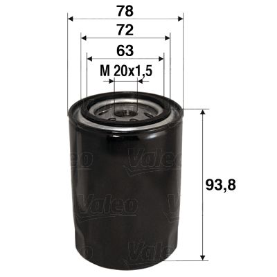 VALEO Ölfilter (586080)
