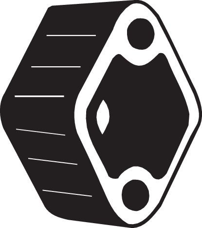 BOSAL Gummistreifen, Abgasanlage (255-884)