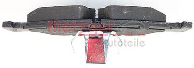 METZGER Bremsbelagsatz, Scheibenbremse (1170019)
