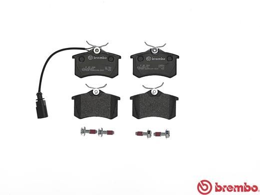 BREMBO Bremsbelagsatz, Scheibenbremse (P 85 058)