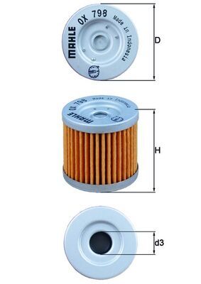 KNECHT Ölfilter (OX 798)