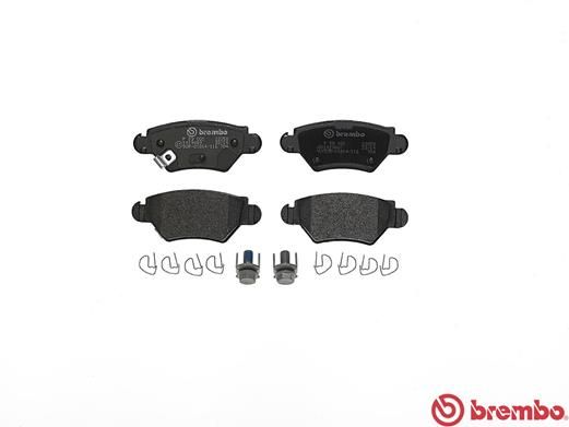 BREMBO Bremsbelagsatz, Scheibenbremse (P 59 031)