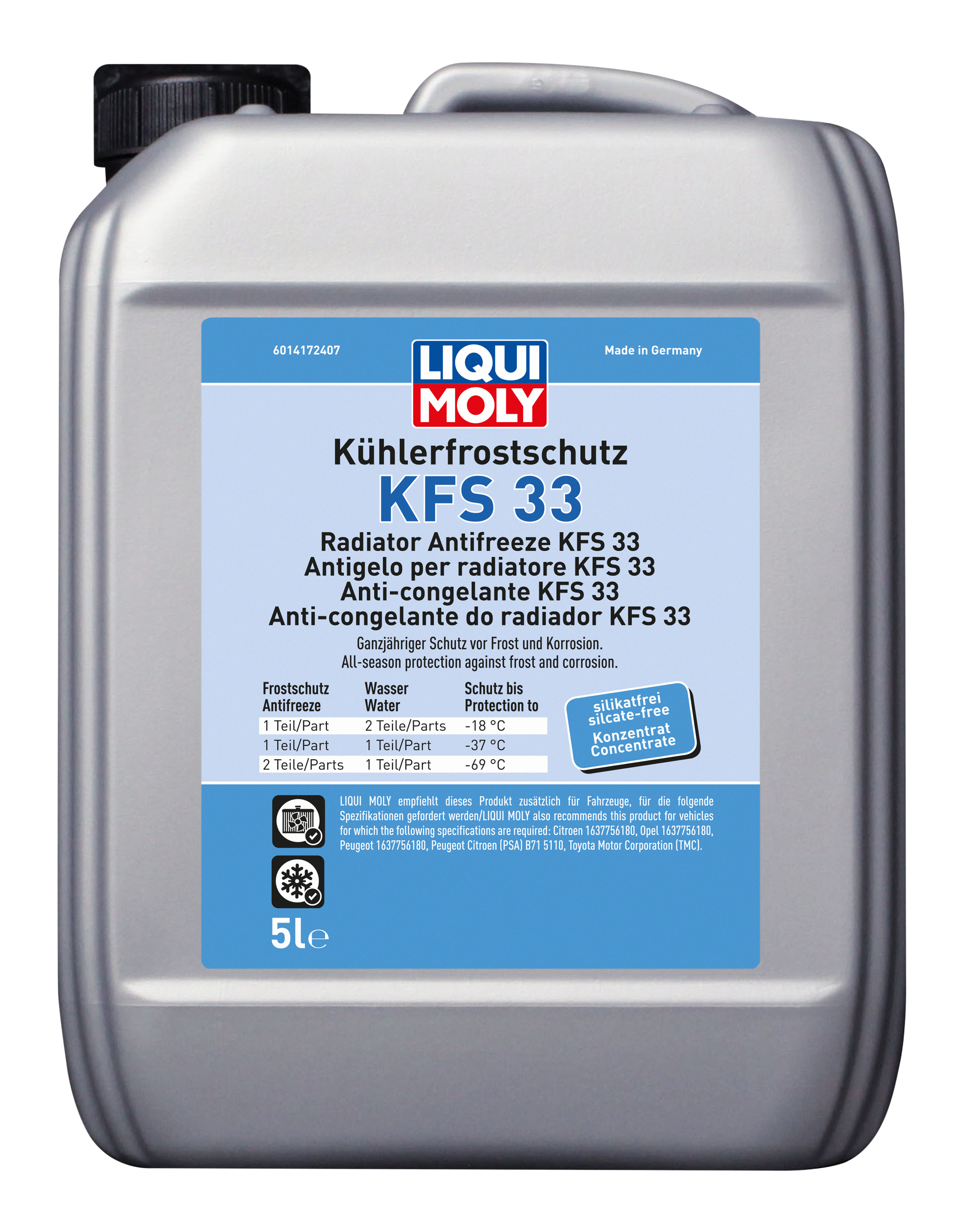 LIQUI MOLY Kühlerfrostschutz KFS 33, 5 l (21131)