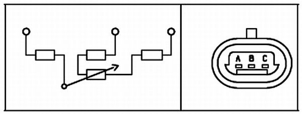 HELLA Sensor, Drosselklappenstellung (6PX 008 476-451) 4082300304442 6PX 008 476-451