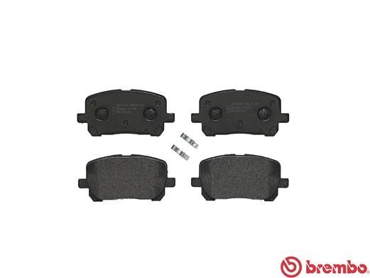BREMBO Bremsbelagsatz, Scheibenbremse (P 83 061)