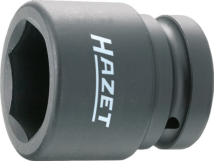 HAZET Schlag- ∙ Maschinenschrauber Steckschlüsseleinsatz ∙ Sechskant 1100S-50 ∙ Vierkant25 mm (1 Zoll) ∙ Außen-Sechskant Profil ∙ 50 mm