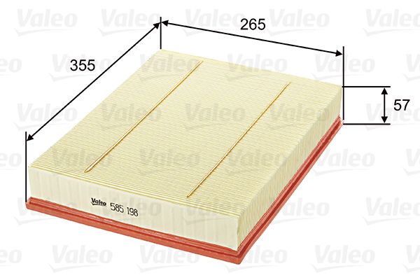 VALEO Luftfilter (585198)