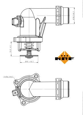 NRF Thermostat, Kühlmittel (725001) NRF Thermostat, Kühlmittel (725001)